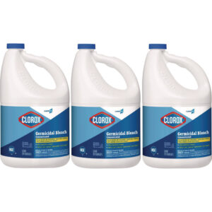 Clorox® Concentrated Germicidal Bleach, Regular, 121 Oz Bottle, 3/carton